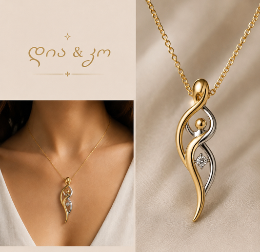 Necklace - Beauty Thought - Gemini Dia & Co Jewelry